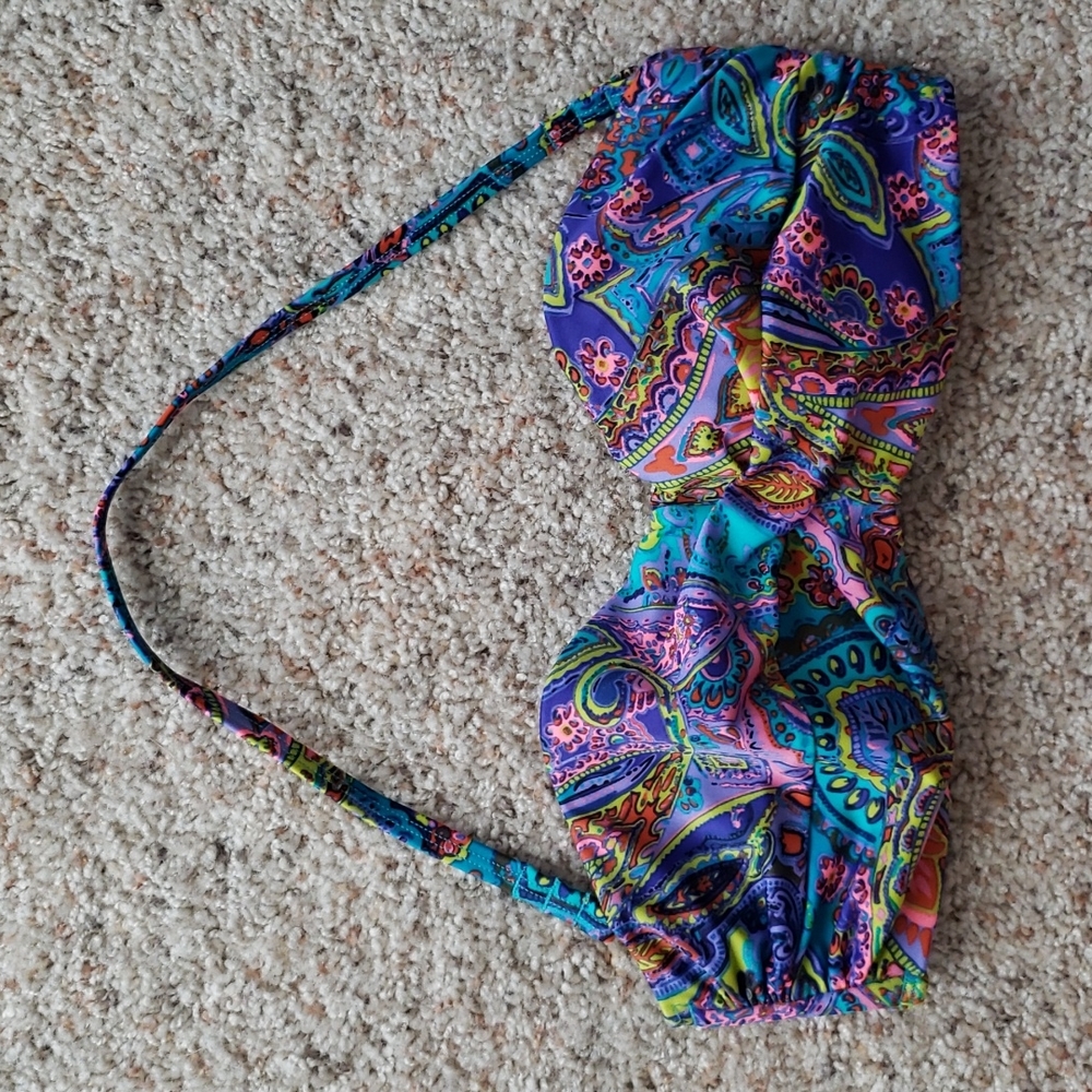 Victoria's Secret Paisley bandeau Bikini Top